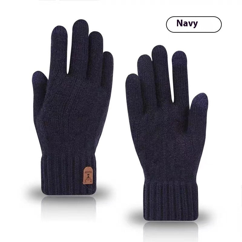Keep-Warm Knitted Finger Gloves