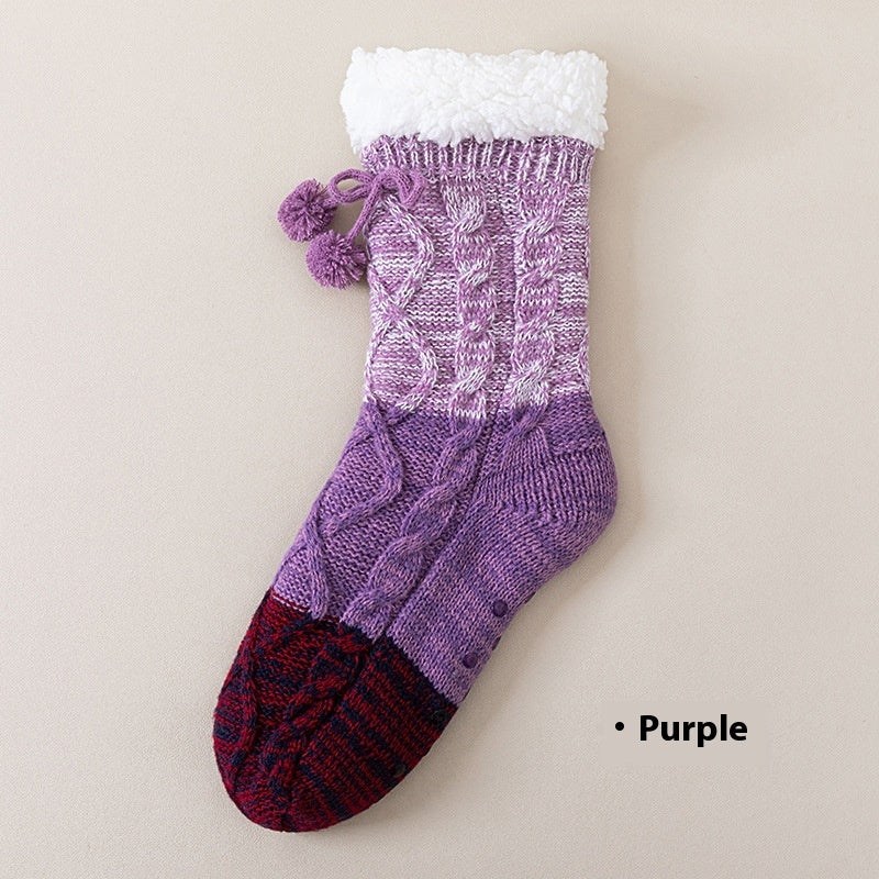 Lambswool Mid-Calf Floor Socks