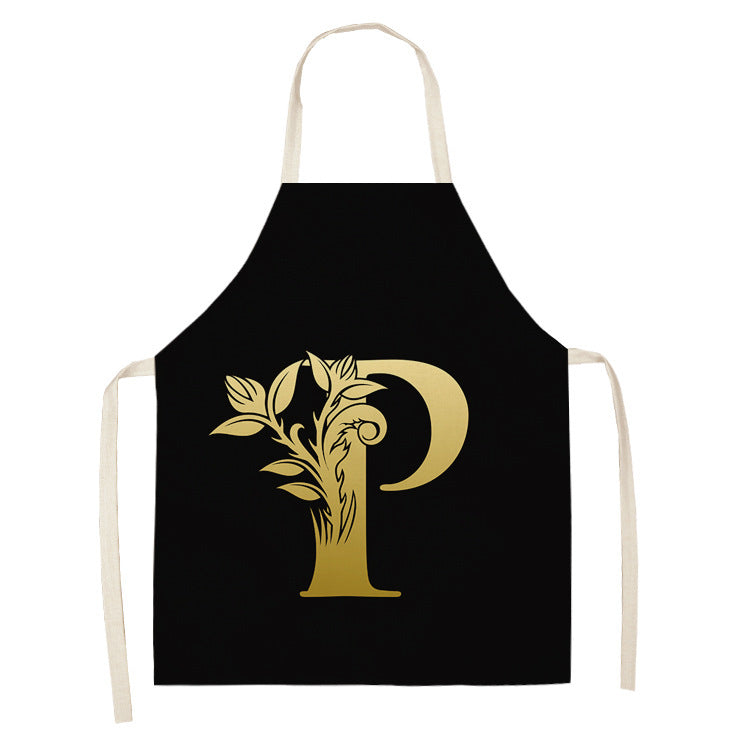 Letter Series Apron