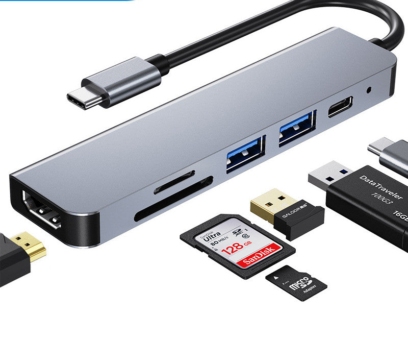 Multi Functional USB Dock 6-in-1