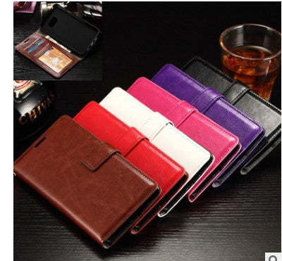 PU Wallet Flip Phone Case-Blue